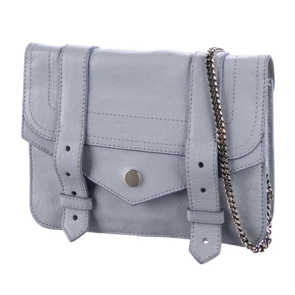 Proenza Schouler Light Purple Leather Convertible Crossbody Bag - Picture 12 of 16